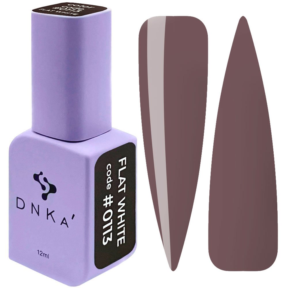 DNKa' Gel Polish Color Flat White #0113, 12 ml