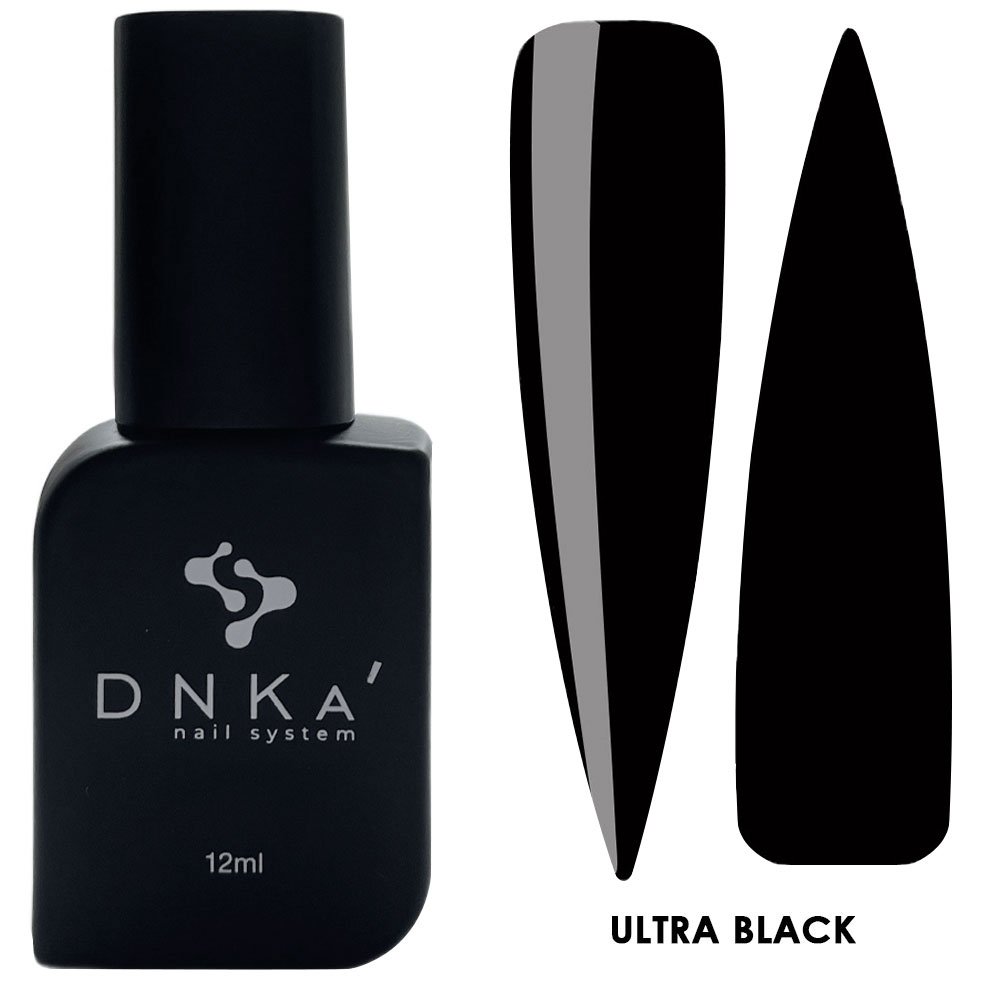 DNKa' Gel Polish ULTRA BLACK, 12 ml